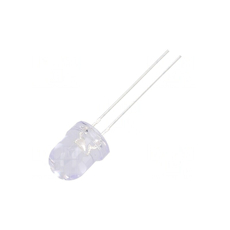 LED 8mm Verde 14400-18000mcd 30° Convex | Electronic-mag.ro | Componente Electronice