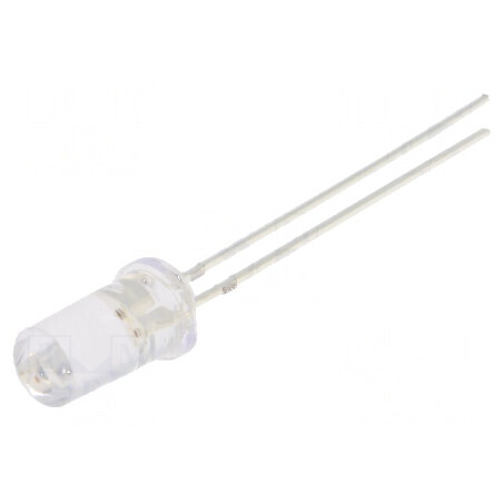 LED 5mm roșie 750-1120mcd 50° plat | Electronic-mag.ro | Componente Electronice