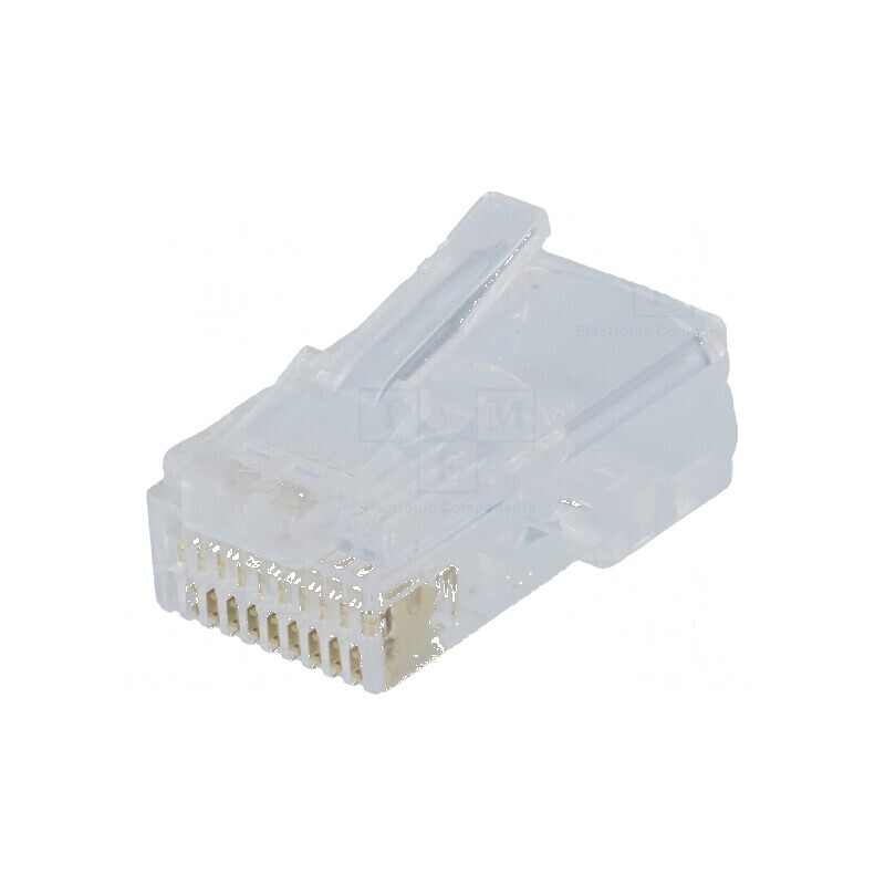 Conector RJ50 10p10c cu mufă PIN 10 | Electronic-mag.ro | Componente Electronice