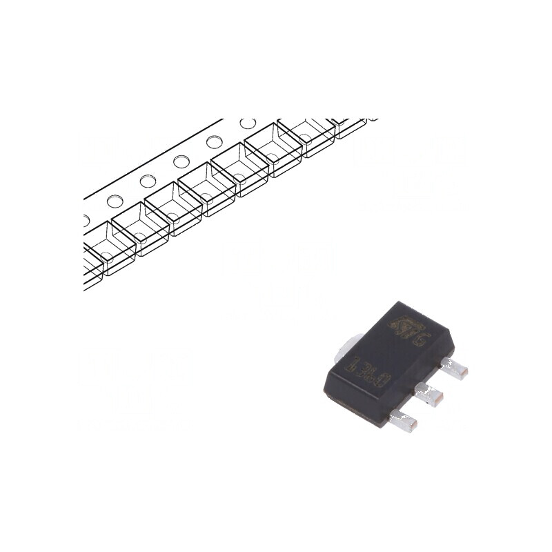 Tranzistor NPN bipolar 60V 3A 1,4W SOT89 | Electronic-mag.ro | Componente Electronice