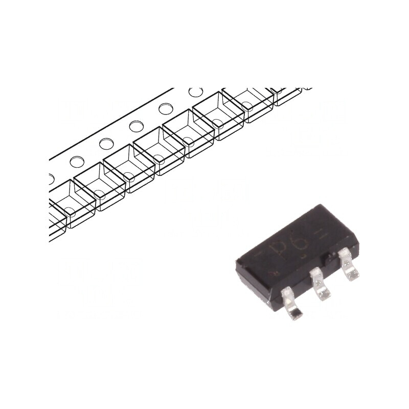 Buffer digital non-inversor CMOS SMD TSOP6 2÷6VDC | Electronic-mag.ro | Componente Electronice