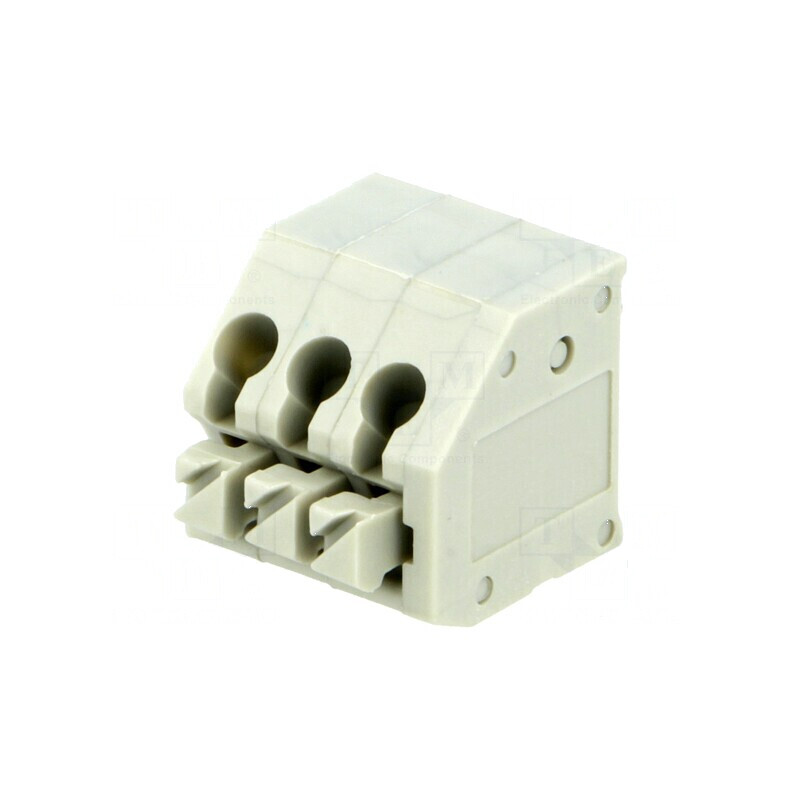 Regletă de conexiuni PCB 45° 3,5mm 3 piste 5A | Electronic-mag.ro | Componente Electronice