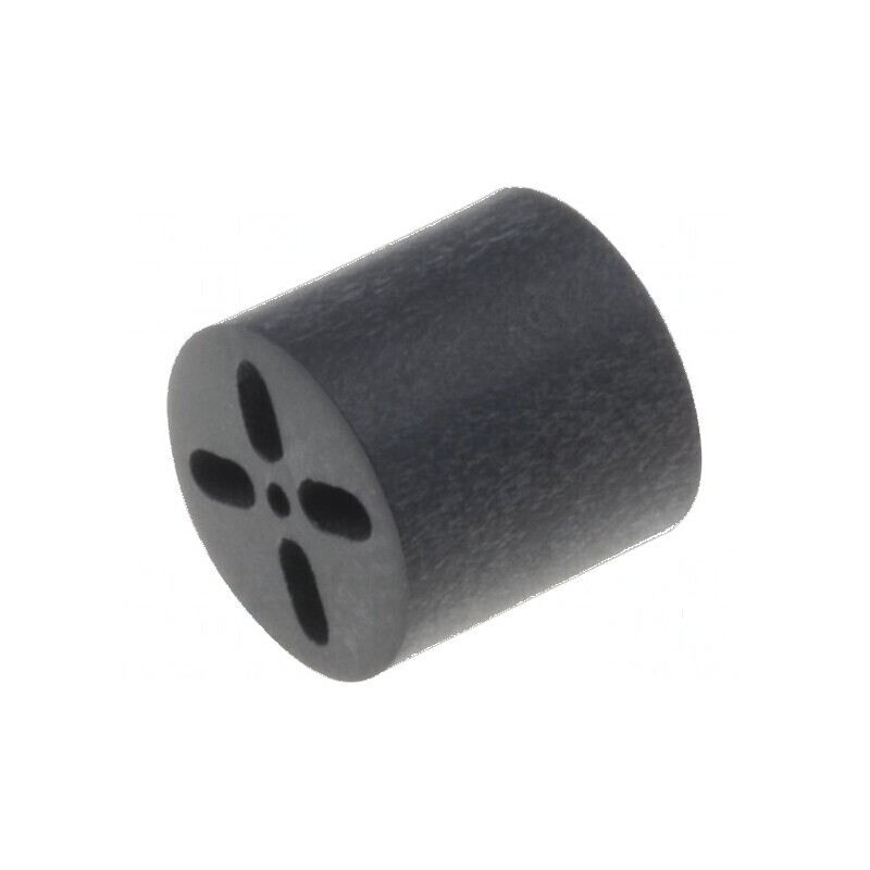 Bucșă de distanțare LED PVC 6,5mm pentru LED 5mm, Lungime 6,4mm | Electronic-mag.ro | Componente Electronice