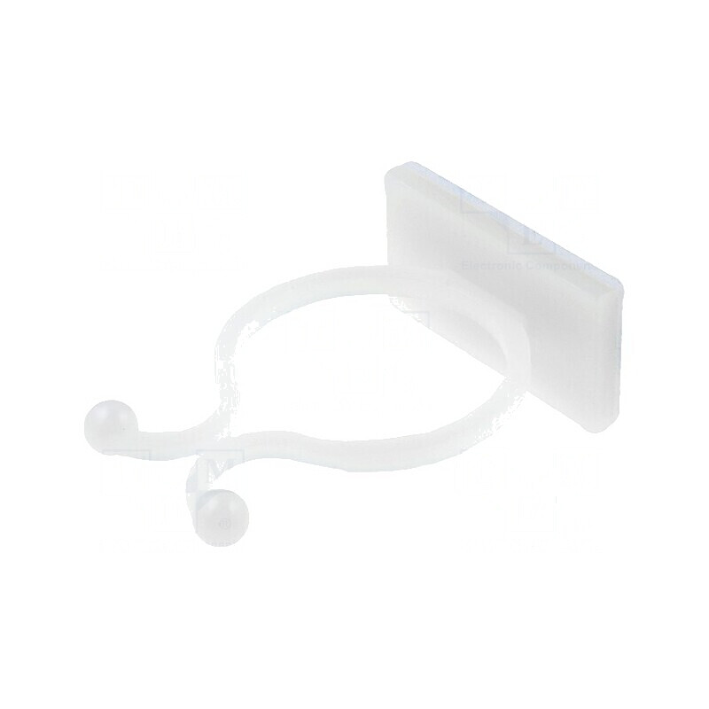 Clipsuri pentru cablu Ø23mm poliamidă naturală UL94V-2 | Electronic-mag.ro | Componente Electronice