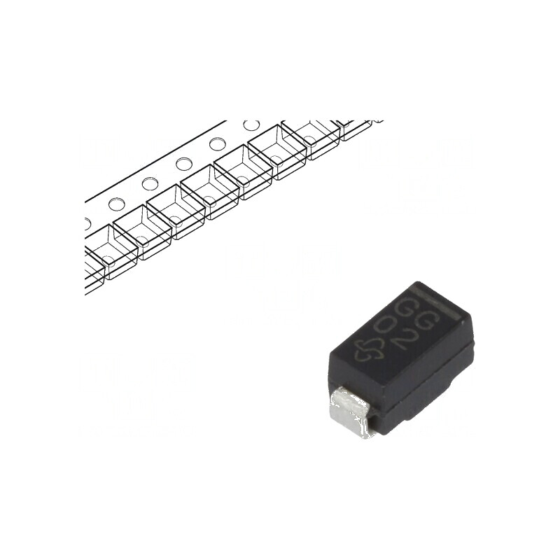Diodă redresoare SMD 400V 1A 2us DO214BA | Electronic-mag.ro | Componente Electronice