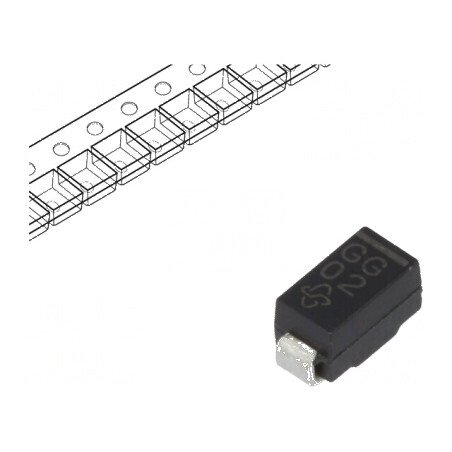 Diodă redresoare SMD 400V 1A 2us DO214BA | Electronic-mag.ro | Componente Electronice