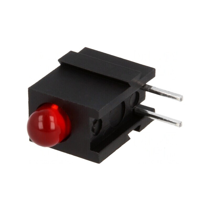 LED roșu 3,4mm 20mA 60° 2÷2,5V - 1 diodă | Electronic-mag.ro | Componente Electronice