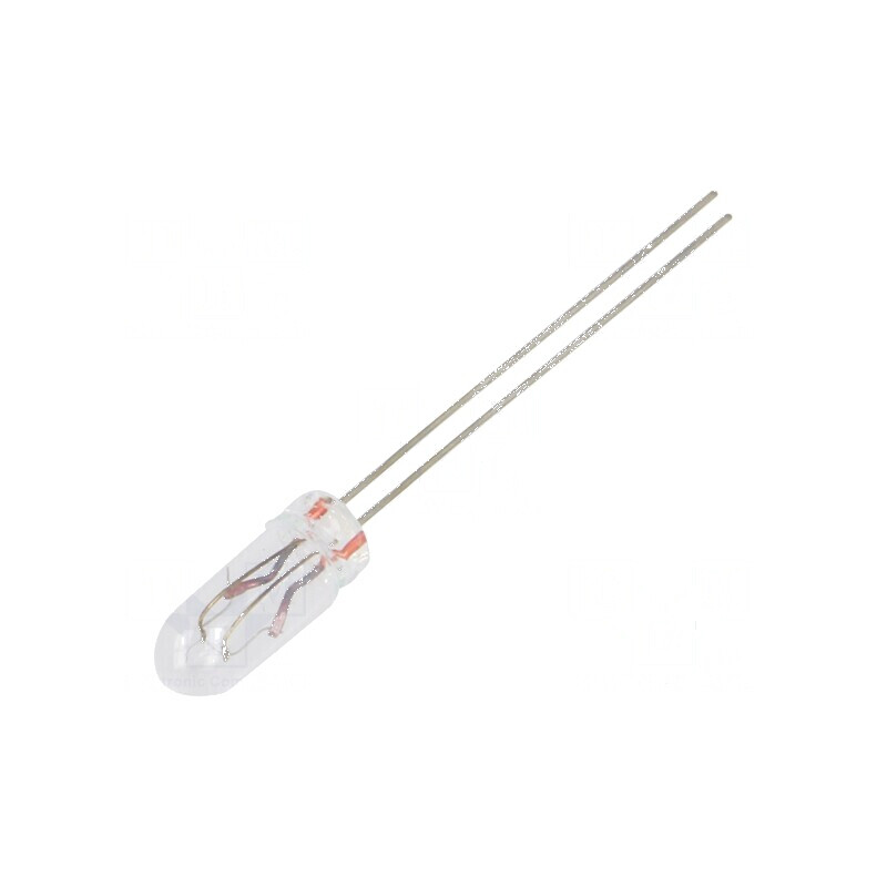 Lampă miniaturală 12VDC 40mA Balon T1 1/4 Ø4,2mm L11,7mm | Electronic-mag.ro | Componente Electronice
