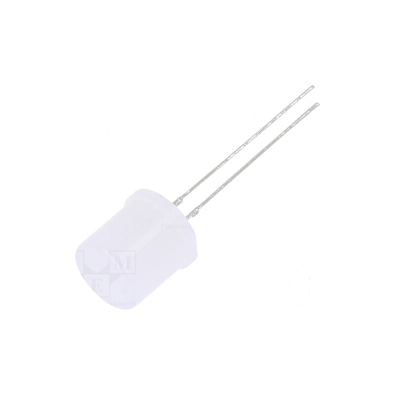 LED 10mm Alb Cald 750-1120mcd 180° Plat | Electronic-mag.ro | Componente Electronice