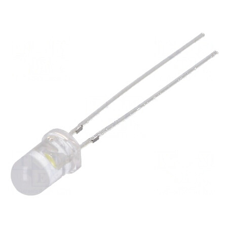 LED 5mm Alb Rece 5800-7000mcd 100° Convex | Electronic-mag.ro | Componente Electronice