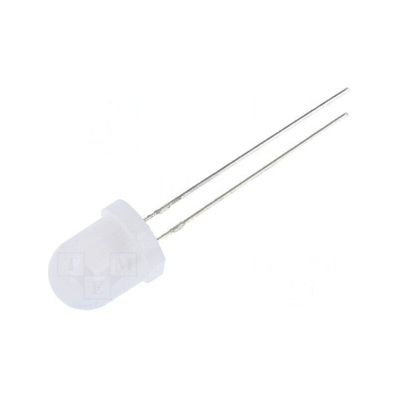 LED alb cald 8mm 10000-12000mcd 30° convex | Electronic-mag.ro | Componente Electronice