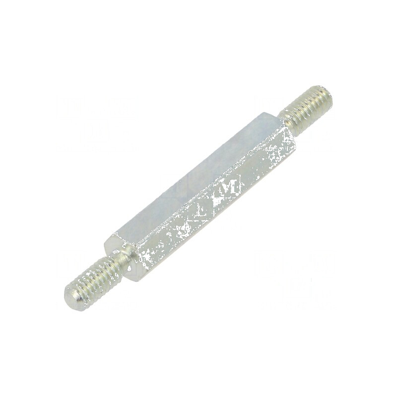 Piuliță distanțieră filetată 18mm M2.5 hexagonală | Electronic-mag.ro | Componente Electronice