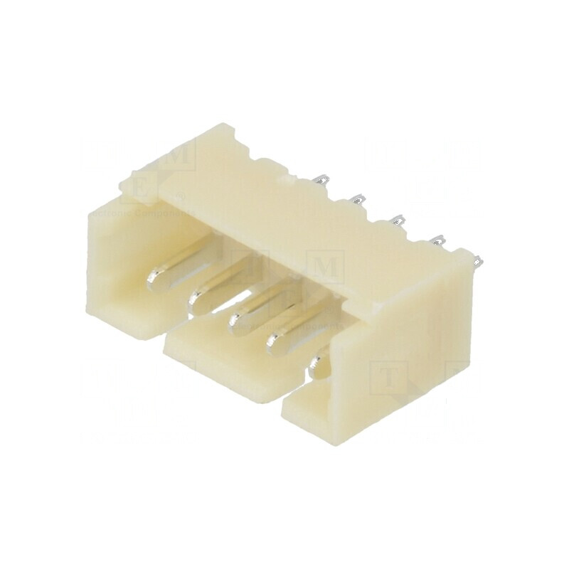Conector cablu-placă soclu tată 1,25mm PIN 5 THT 125V 1A | Electronic-mag.ro | Componente Electronice