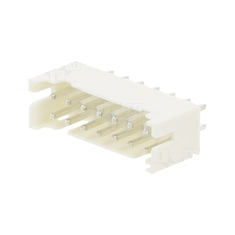 Conector cablu-placă soclu tată PIN 14 Pas 2mm THT 100V 2A | Electronic-mag.ro | Componente Electronice