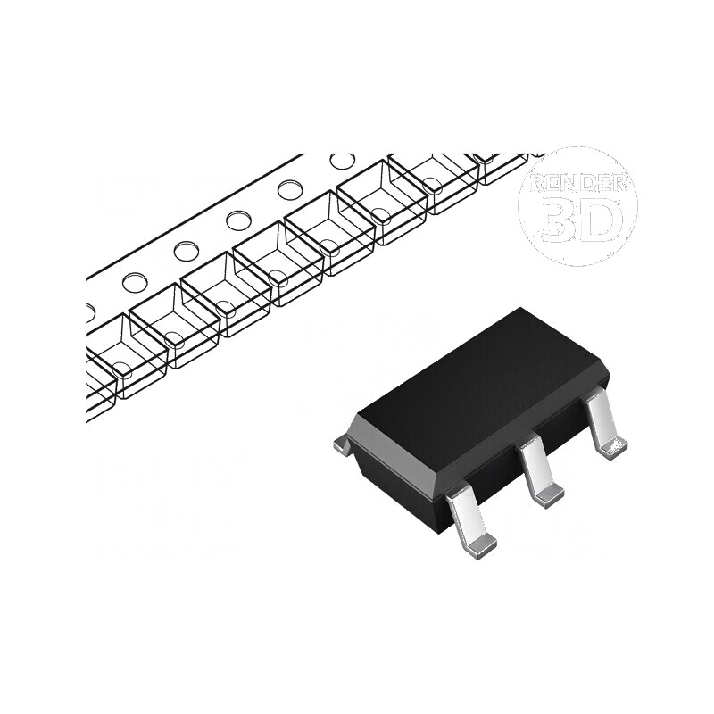 Circuit de supraveghere IC - Stare activă redusă 1,1÷5,5VDC | Electronic-mag.ro | Componente Electronice