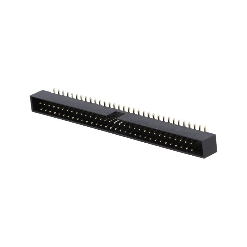 Conector IDC soclu tată 64 pini verticale SMT gold flash 2mm | Electronic-mag.ro | Componente Electronice