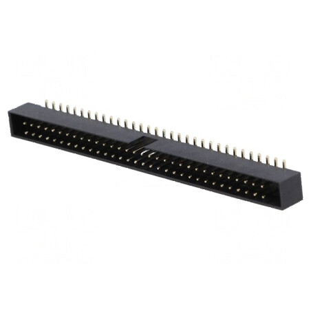 Conector IDC soclu tată 64 pini verticale SMT gold flash 2mm | Electronic-mag.ro | Componente Electronice
