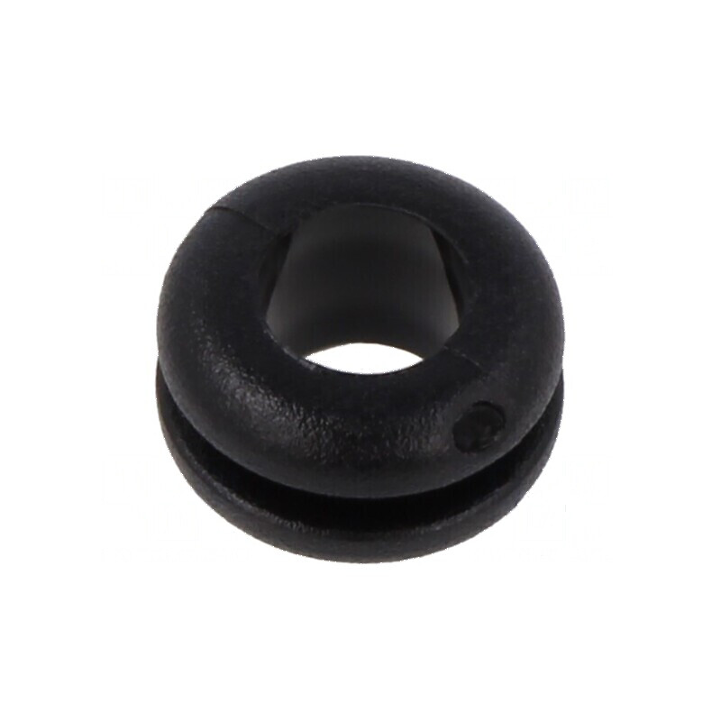 Manșon negru 9mm Øorif, 6mm Øorif, grosime max. 1,5mm | Electronic-mag.ro | Componente Electronice