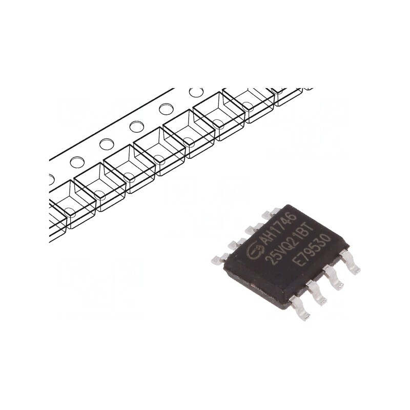 Memorie FLASH IC 2Mb Quad I/O SPI 104MHz SOP8 | Electronic-mag.ro | Componente Electronice