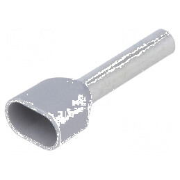 Vârf dublu de cupru 4mm² 18mm tub de capăt izolată cositorit | Electronic-mag.ro | Componente Electronice
