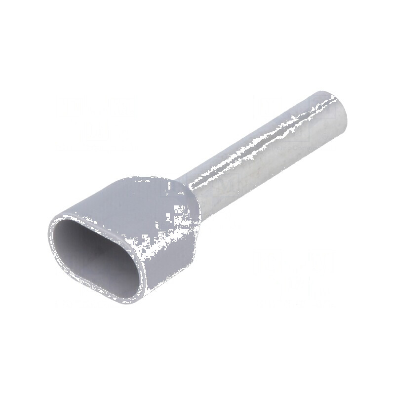 Vârf dublu de cupru 4mm² 18mm tub de capăt izolată cositorit | Electronic-mag.ro | Componente Electronice