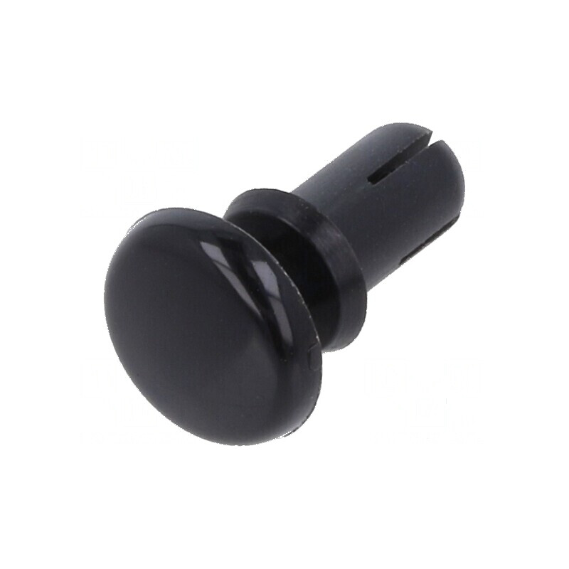 Diblu poliamidă 4mm x 7.1mm negru | Electronic-mag.ro | Componente Electronice