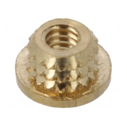 Adaos filetat alamă M2 Lungime 2mm pentru plastic | Electronic-mag.ro | Componente Electronice