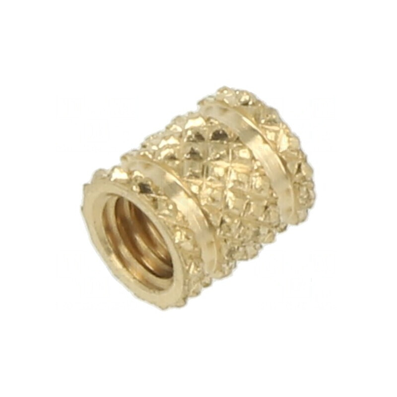 Adaos filetat alamă M3 BN 37868 4,72mm pentru plastic | Electronic-mag.ro | Componente Electronice Adaos filetat alamă M3 BN 37868 4,72mm pentru plastic | Electronic-mag.ro | Componente Electronice