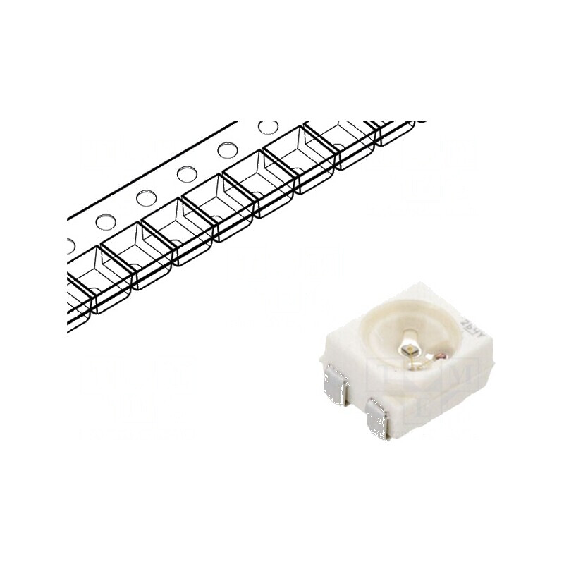 LED SMD 3528 Albastru PLCC4 280-710mcd 3,5x2,8x1,9mm 120° | Electronic-mag.ro | Componente Electronice LED SMD 3528 Albastru PLCC4 280-710mcd 3,5x2,8x1,9mm 120° | Electronic-mag.ro | Componente Electronice