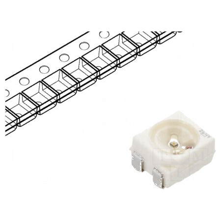 LED SMD 3528 Albastru PLCC4 280-710mcd 3,5x2,8x1,9mm 120° | Electronic-mag.ro | Componente Electronice