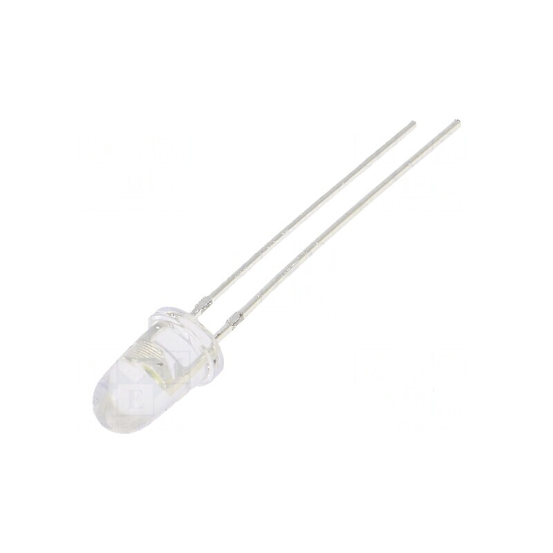 LED 5mm Alb Convex 60000-72000mcd 8° | Electronic-mag.ro | Componente Electronice