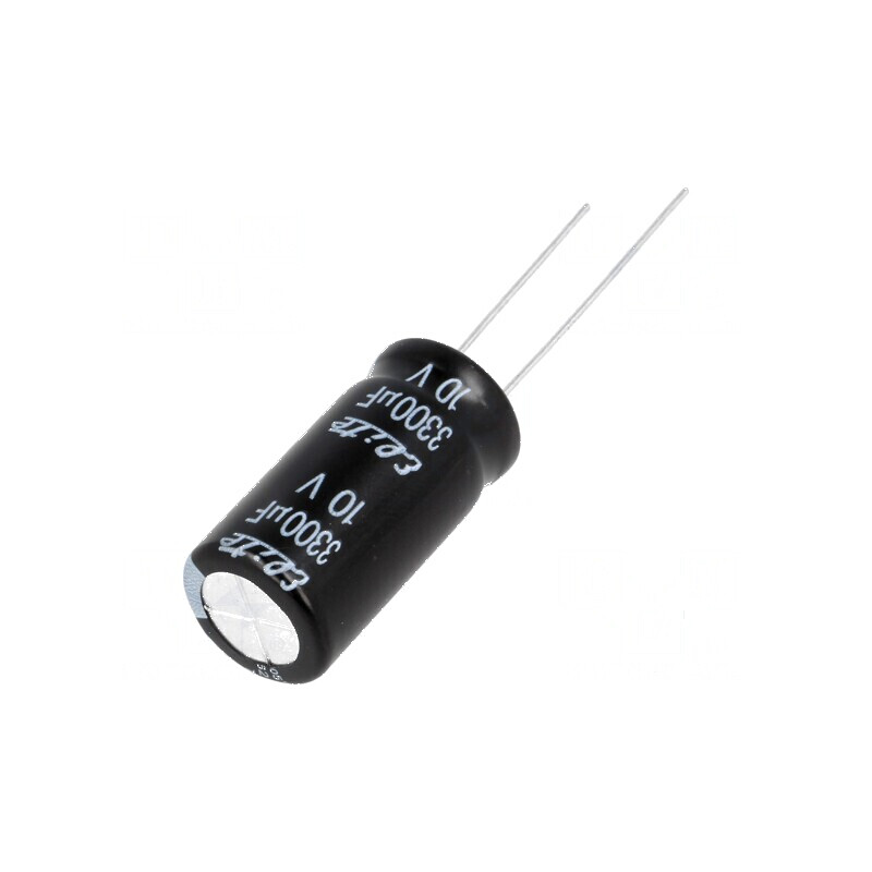 Condensator electrolitic THT 3300uF 10VDC Ø12,5x25mm ±20% | Electronic-mag.ro | Componente Electronice