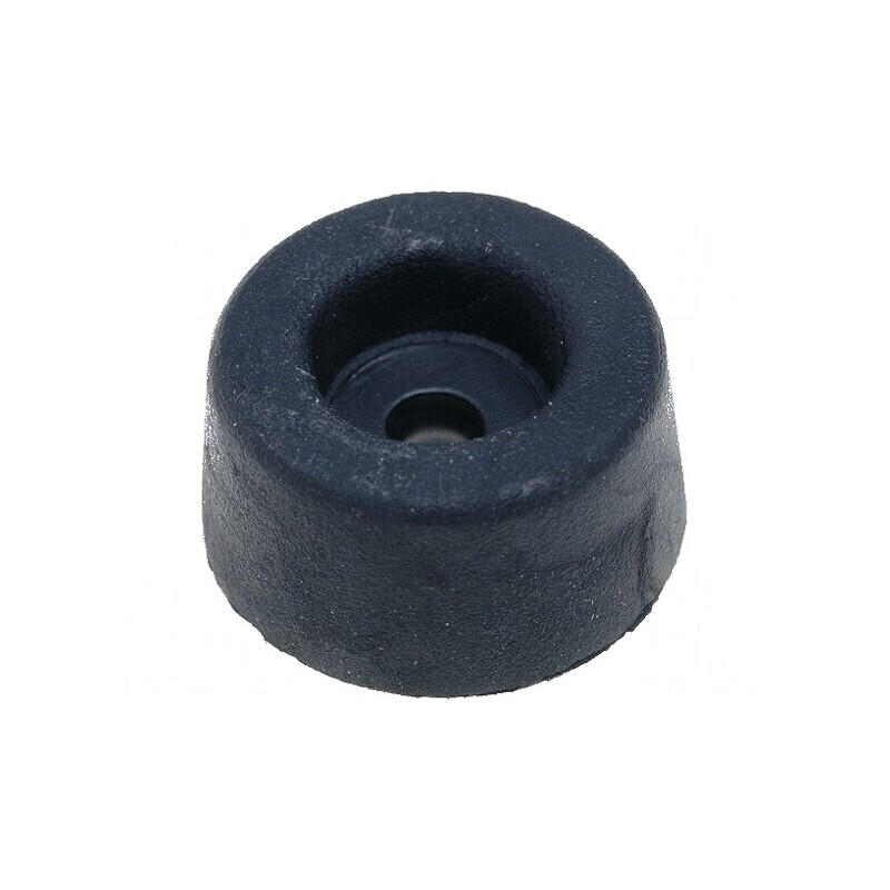 Picioruş PVC negru 9mm Ø17,5mm pentru montaj Ø3,2mm | Electronic-mag.ro | Componente Electronice