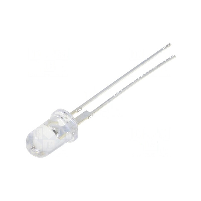 LED 5mm roșie 60000-75000mcd 15° convex | Electronic-mag.ro | Componente Electronice