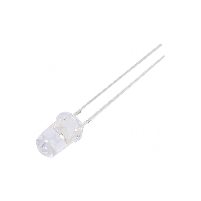 LED 5mm roșu 18000-22000mcd 30° convex 130mW | Electronic-mag.ro | Componente Electronice