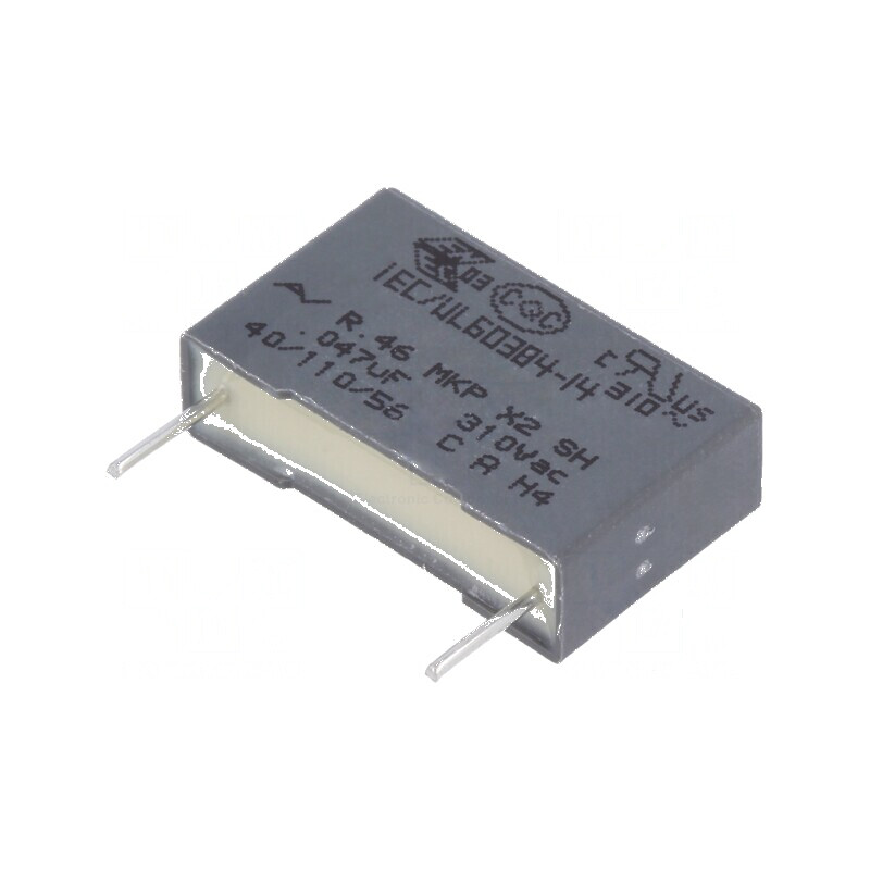 Condensator polipropilenă X2 R46 310V 47nF 18x5x11mm THT | Electronic-mag.ro | Componente Electronice