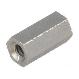Piuliță distanțieră filet UNC4-40 10mm alamă | Electronic-mag.ro | Componente Electronice