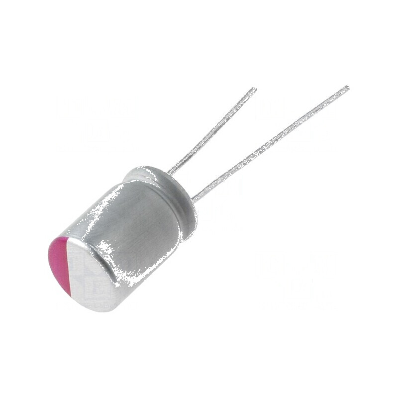 Condensator polimeric 1000uF 6.3VDC THT low ESR 7mΩ ±20% | Electronic-mag.ro | Componente Electronice