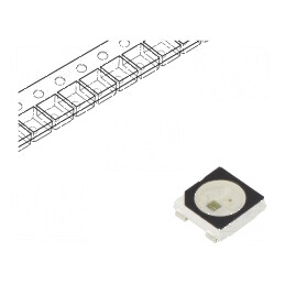 LED SMD 5050 RGB Programabil 5x5mm DMX 512 | Electronic-mag.ro | Componente Electronice