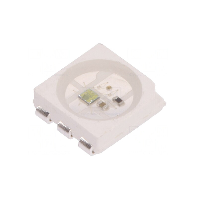 LED SMD 5050 Programabil RGB PLCC6 5x5x1,6mm 3,5-5,3V | Electronic-mag.ro | Componente Electronice