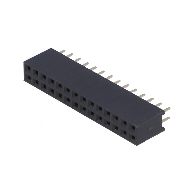 Conector şiruri pini soclu mamă 28 PIN 2,54mm THT 2x14 | Electronic-mag.ro | Componente Electronice Conector şiruri pini soclu mamă 28 PIN 2,54mm THT 2x14 | Electronic-mag.ro | Componente Electronice