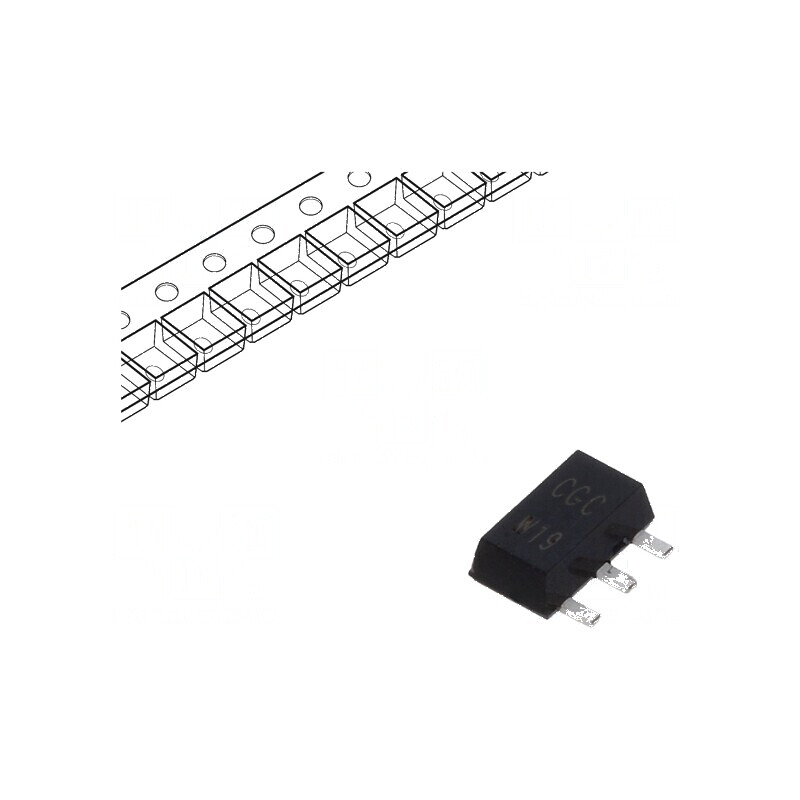 Tranzistor PNP bipolar 20V 2A SC62 SOT89 | Electronic-mag.ro | Componente Electronice