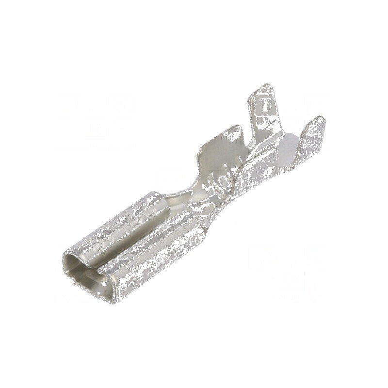 Terminal plat 2,8mm 0,5mm mamă crimpat cablu drept alamă | Electronic-mag.ro | Componente Electronice