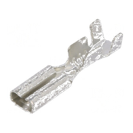 Terminal plat 2,8mm 0,5mm mamă crimpat cablu drept alamă | Electronic-mag.ro | Componente Electronice