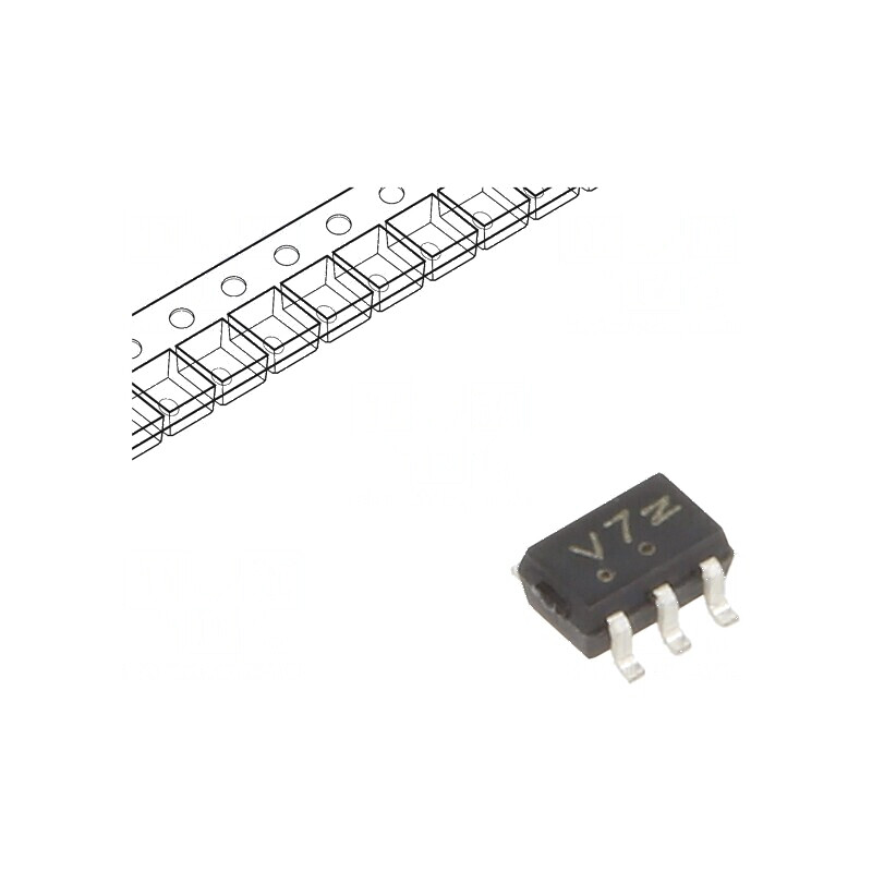 Buffer digital non-inversor CMOS SMD SC88A VHC 40uA | Electronic-mag.ro | Componente Electronice