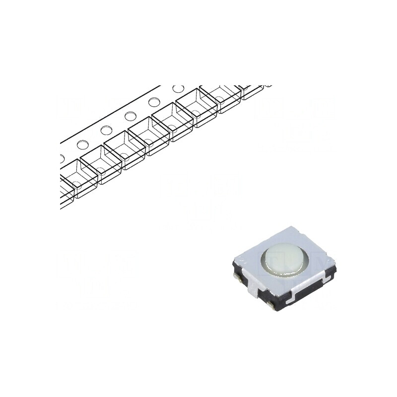 Microîntrerupător TACT SPST 0,02A/15VDC SMT Poz: 2 | Electronic-mag.ro | Componente Electronice Microîntrerupător TACT SPST 0,02A/15VDC SMT Poz: 2 | Electronic-mag.ro | Componente Electronice