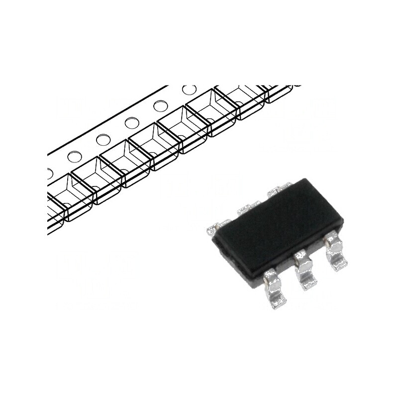 Tranzistor N-MOSFET 25V 0,22A 0,9W SuperSOT-6 x2 | Electronic-mag.ro | Componente Electronice