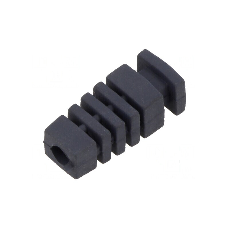 Manșon Ø4mm L23mm gri închis | Electronic-mag.ro | Componente Electronice