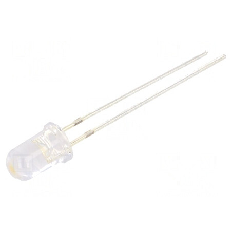 LED 5mm Alb Cald 30000-35000mcd 15° Convex | Electronic-mag.ro | Componente Electronice