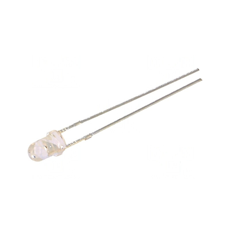 LED 3mm portocalie 1120-1560mcd 30° convex | Electronic-mag.ro | Componente Electronice
